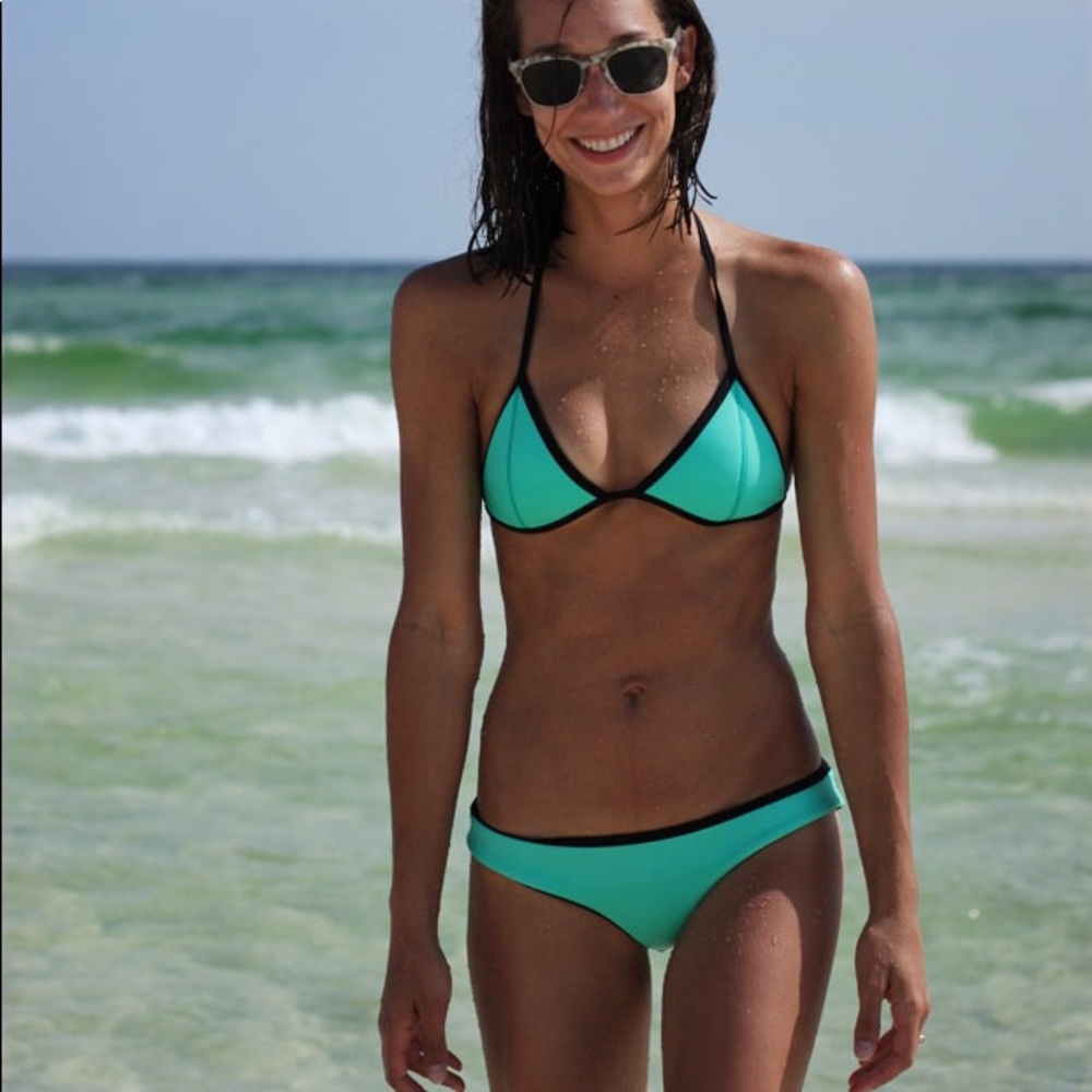 Light Blue Classic Triangl Bikini